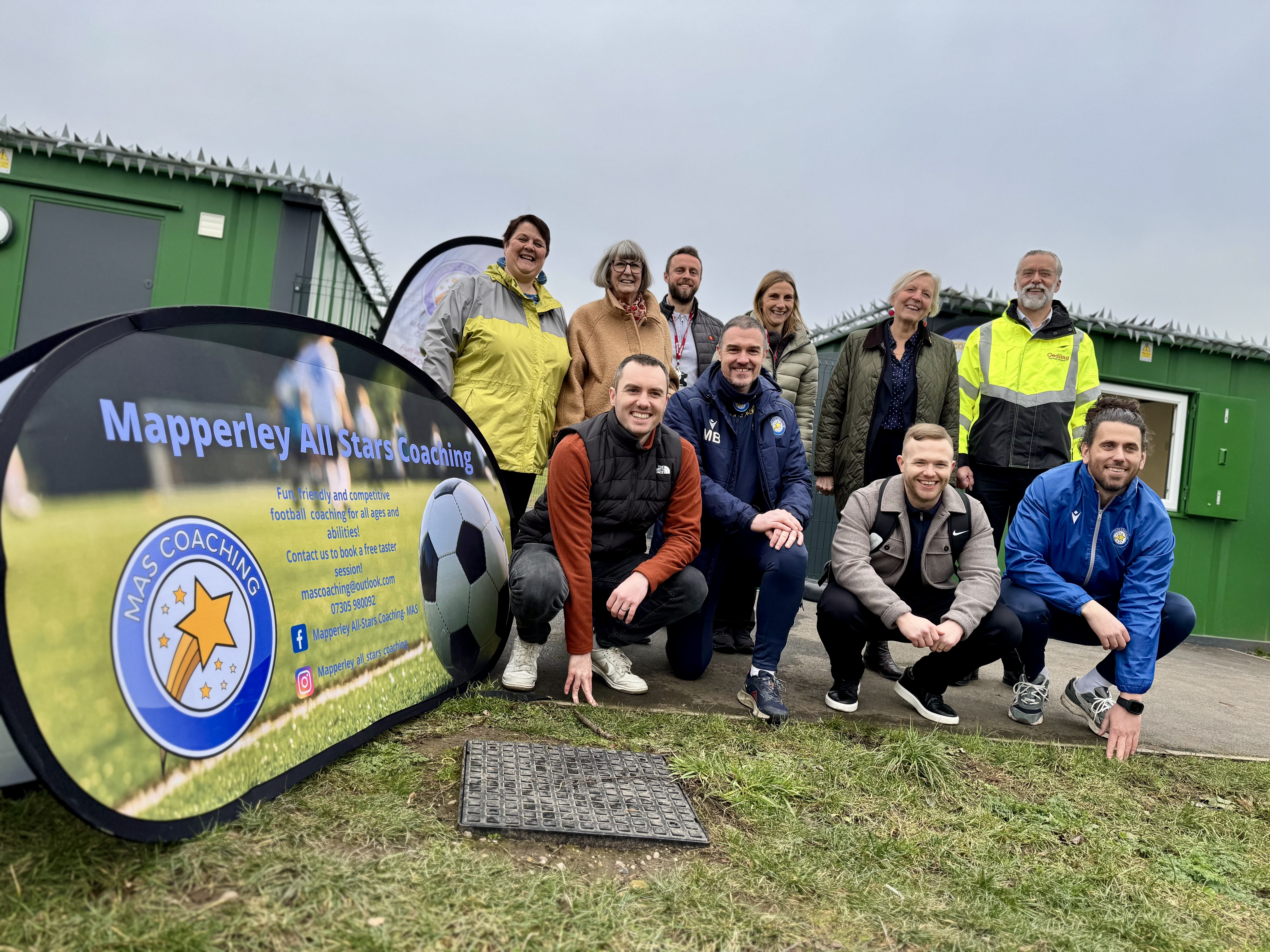 Group of people at Lambley Lane Rec Ground