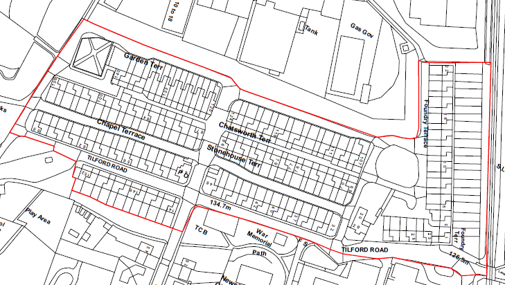 Map of Proposed Selective Licensing designation area for Newstead Village