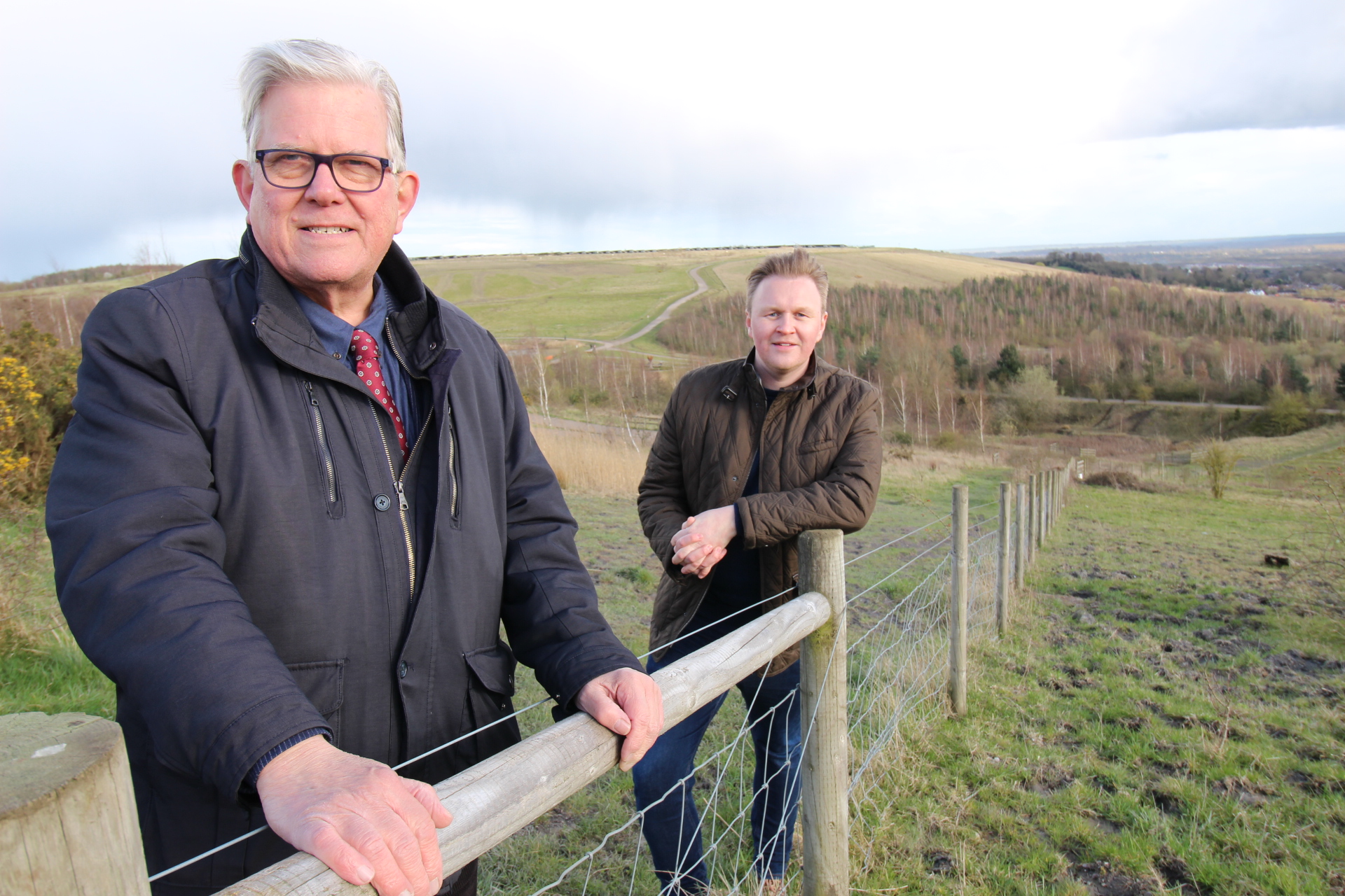 John and Michael at Gedling Country Park